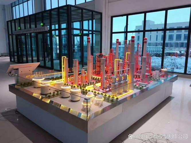 工业沙盘模型厂家案例分享:化工园区模型制作全过程